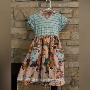 Matilda Jane girls hooded dress. So cute! Size 10